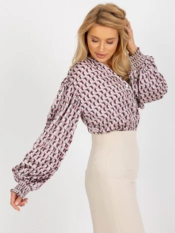 Camasa Dama Maneca lunga, Elegant, LAKERTA, Roz de Petrecere