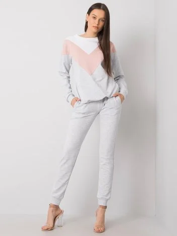 Compleu Dama Maneca lunga, Sport, RUE PARIS, Roz Casual