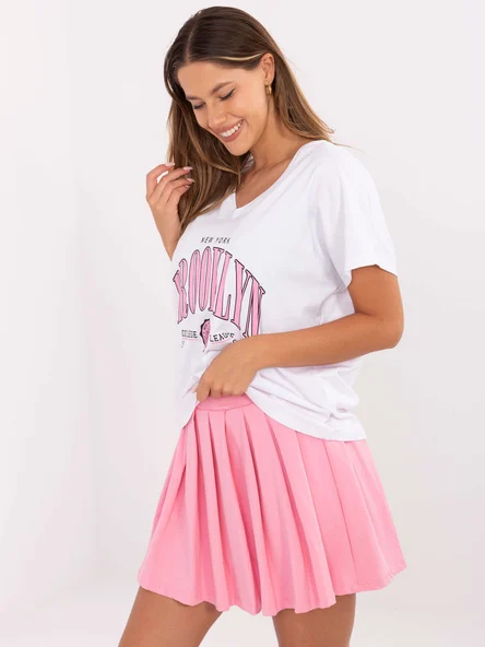 Compleu Dama Mini, Imprimat, RELEVANCE, Roz Casual