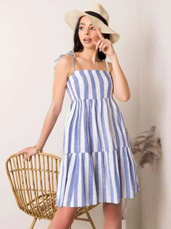 Rochie Dama Mini, Dungi, LAKERTA, Albastru de Vara