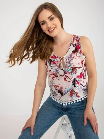 Bluza Dama Mini, Decolteu rotund, Baiyibaishun, Roz Casual