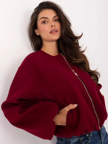 Jacheta Dama Mini, Guler inalt, RUE PARIS, Bordo de Vara