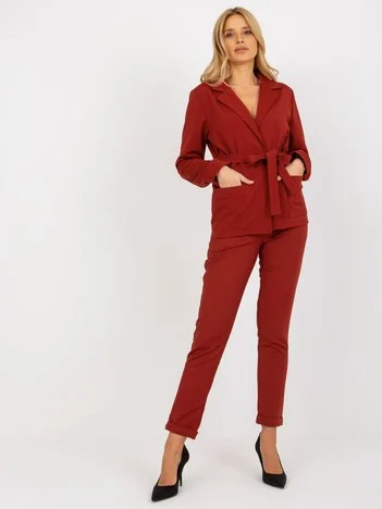 Sacou Dama Maneca lunga, Elegant, LAKERTA, Bordo Eleganta Office