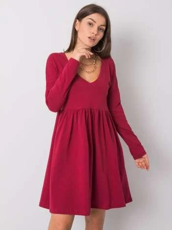 Rochie Dama Maxi, Lejera, RUE PARIS, Bordo Casual