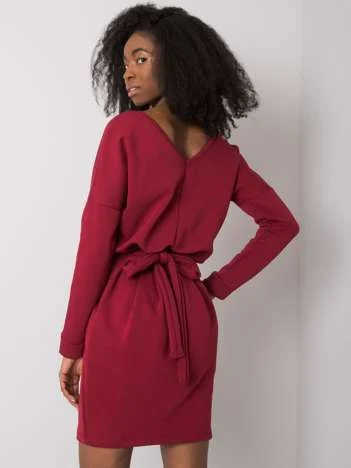 Rochie Dama Maxi, Rochie dreapta, RUE PARIS, Bordo Eleganta Office