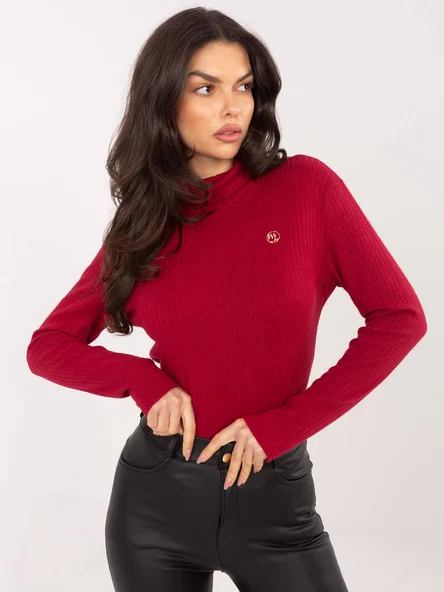 Pulover Dama Maneca lunga, Dungi, LAKERTA, Bordo Eleganta Office