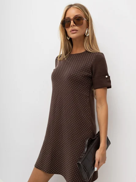 Rochie Dama Mini, Alta croiala, ITALY MODA, Maro de Petrecere