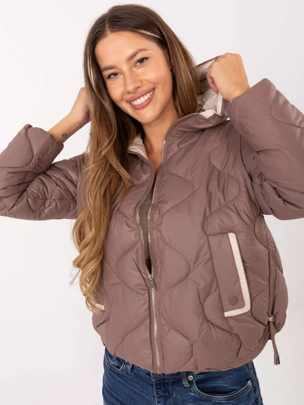 Jacheta Dama Mini, Guler inalt, Snow Moda, Maro Eleganta Office Marimi Mari