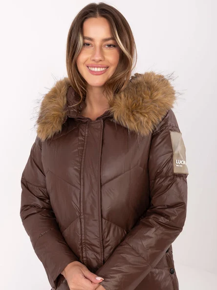 Jacheta Dama Maneca lunga, Guler inalt, Snow Moda, Maro Casual Marimi Mari