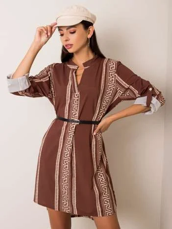 Rochie Dama Mini, Imprimat, ITALY MODA, Maro Eleganta Office