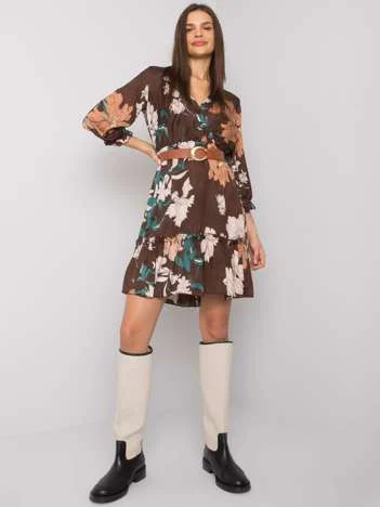 Rochie Dama Maneca 3/4, Lejera, POLE&POLE, Maro Eleganta Office