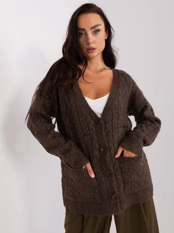 Pulover Dama Decolteu in V, Acril, Wool Fashion Italia, Maro Casual