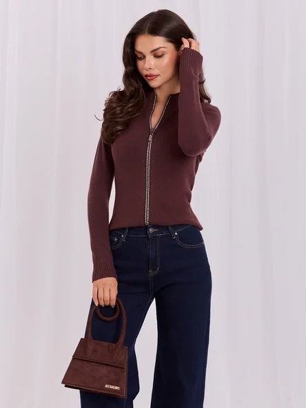 Pulover Dama Maneca lunga, Elegant, ITALY MODA, Maro Eleganta Office