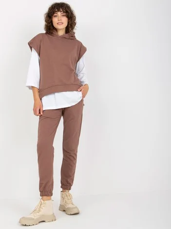Compleu Dama Mini, Mansete elastice, ex moda, Maro Casual