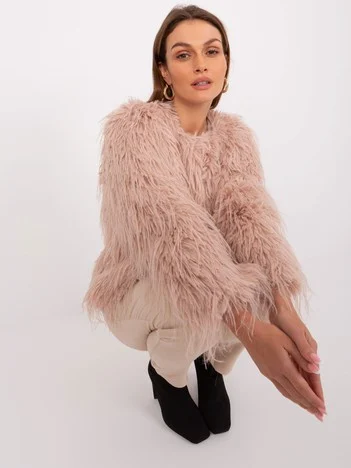 Jacheta Dama Maneca lunga, Elegant, Wool Fashion Italia, Roz de Petrecere