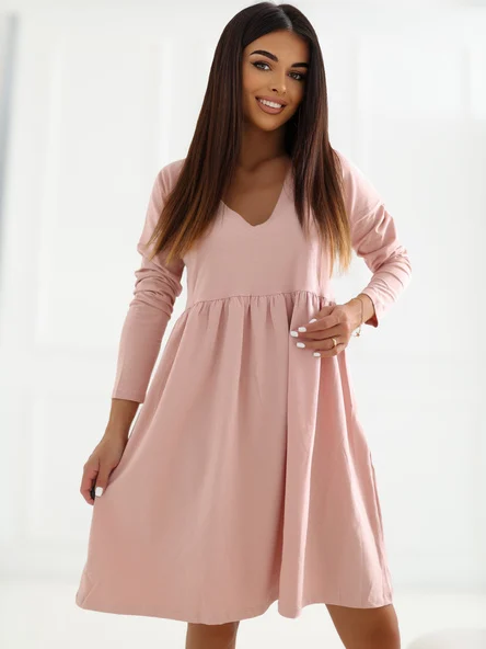 Rochie Dama Maxi, Lejera, RUE PARIS, Roz Casual
