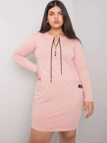 Rochie Dama Maxi, Rochie dreapta, RELEVANCE, Roz Eleganta Office