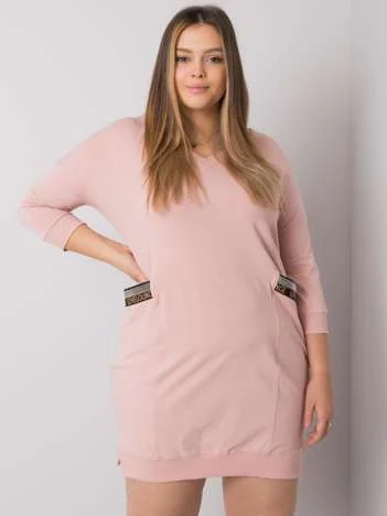 Rochie Dama Maxi, Rochie dreapta, RELEVANCE, Roz Casual