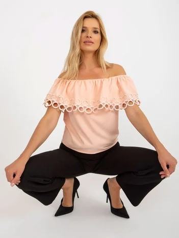 Bluza Dama Mini, Dantela, LAKERTA, Piersica Eleganta Office