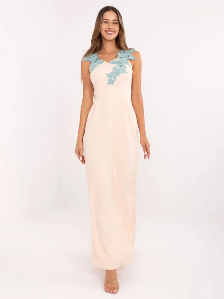 Rochie Dama Maxi, Dantela, LAKERTA, Piersica de Seara