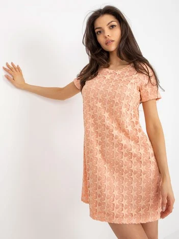 Rochie Dama Mini, Rochie dreapta, LAKERTA, Piersica de Sarbatori