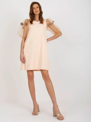 Rochie Dama Mini, Rochie dreapta, LAKERTA, Piersica de Sarbatori
