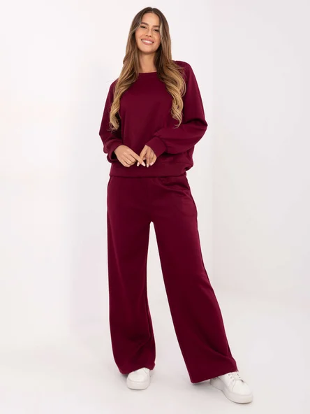Compleu Dama Lunga, Larga, Maya, Bordo Casual