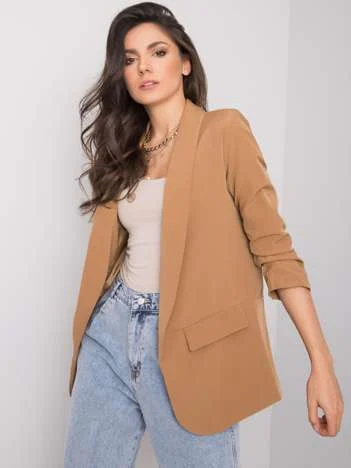 Sacou Dama Poliester, Och Bella, Camel