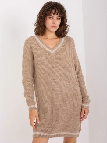 Rochie Dama Maxi, Oversize, BADU, Bej