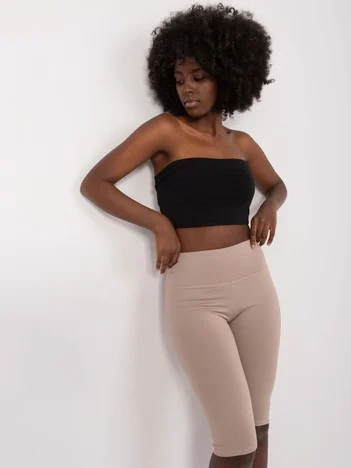 Colanti Dama Sport, Guler inalt, ex moda, Bej Casual