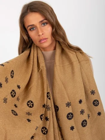Bandana Dama Imprimat, Acril, Fashion Hunters, Camel