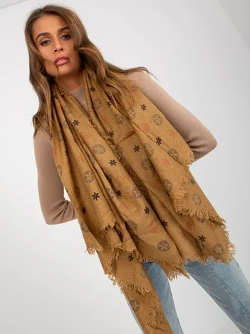 Bandana Dama Imprimat, Acril, Fashion Hunters, Camel