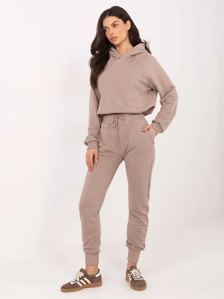 Compleu Dama Maneca lunga, Mansete elastice, BASIC FEEL GOOD, Bej Casual