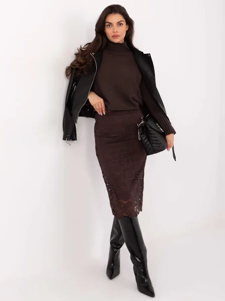Fusta Dama Midi, Dantela, RUE PARIS, Maro Eleganta Office
