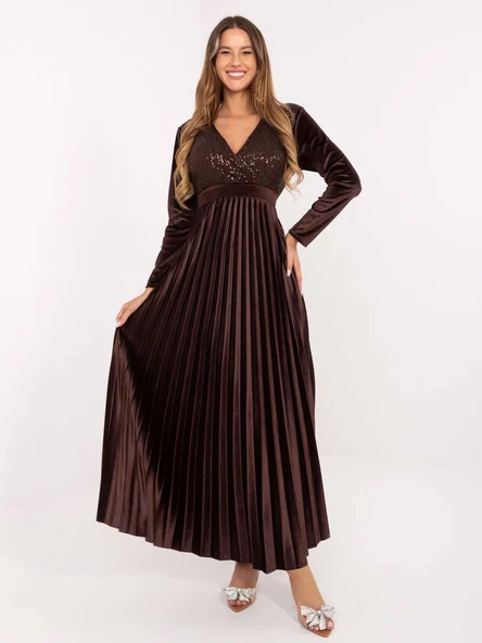 Rochie Dama Maxi, Paiete, MODA ITALY, Maro de Petrecere