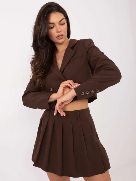 Compleu Dama Mini, Elegant, ITALY MODA, Maro Eleganta Office