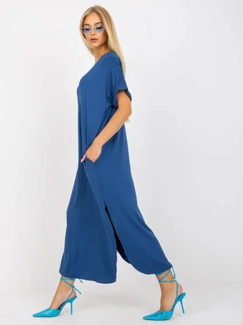 Rochie Dama Midi, Rochie dreapta, Och Bella, Albastru de Vara