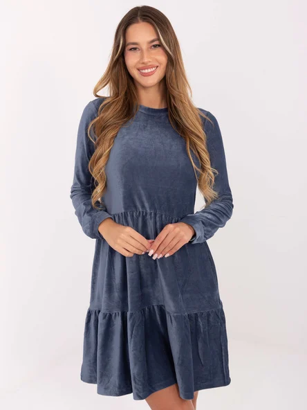 Rochie Dama Maxi, Lejera, Sublevel, Albastru