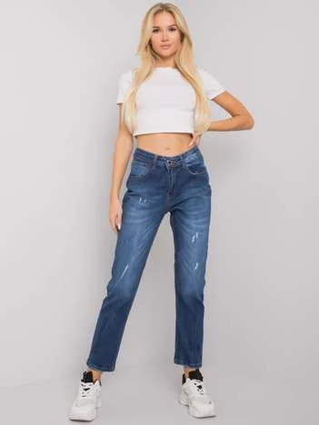 Blugi Dama Lunga, Croiala dreapta, High Quality Wear Jeans Premium, Albastru Casual