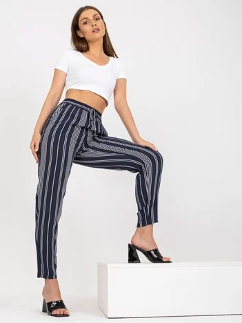 Pantaloni Dama Dungi, Dreapta, Sublevel, Bleumarin Casual Marimi Mari