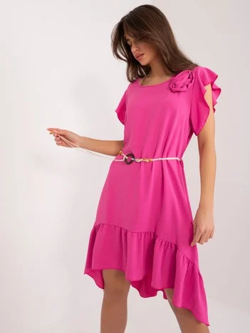 Rochie Dama Mini, Lejera, ITALY MODA, Roz de Vara
