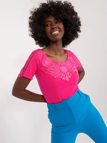 Bluza Dama Mini, Dantela, Ambitionfly, Roz Casual