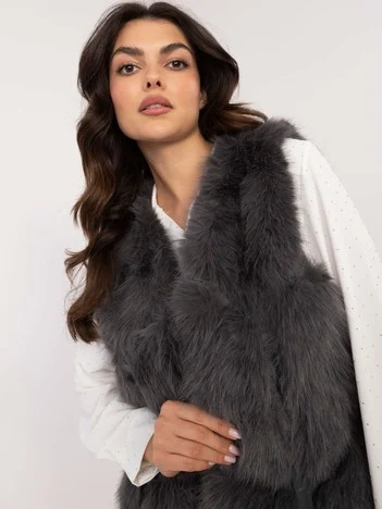 Vesta Dama Poliester, Wool Fashion Italia, Gri