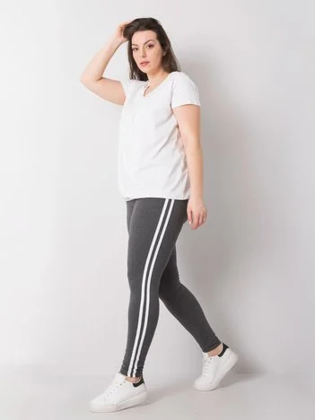 Colanti Dama Imprimat, Sport, BASIC FEEL GOOD, Gri Casual Marimi Mari