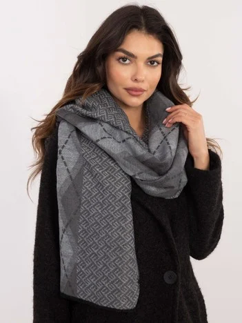 Bandana Dama Geometric, Viscoza, Fashion Hunters, Gri