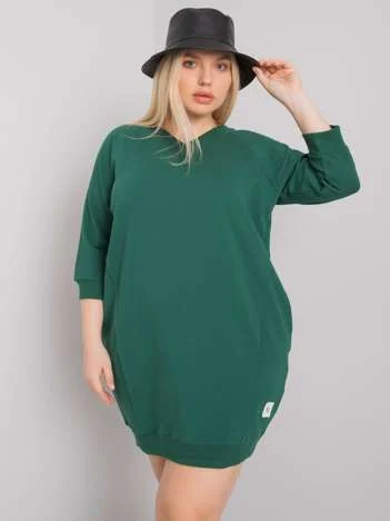 Rochie Dama Mini, Rochie dreapta, RELEVANCE, Verde Eleganta Office