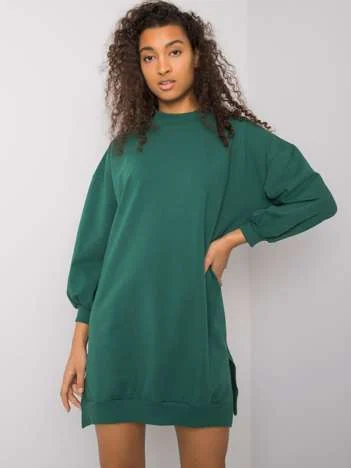 Rochie Dama Maxi, Rochie dreapta, RUE PARIS, Verde Casual