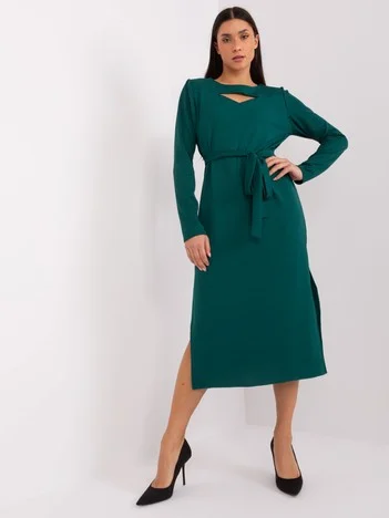 Rochie Dama Maxi, Dungi, LAKERTA, Verde de Sarbatori