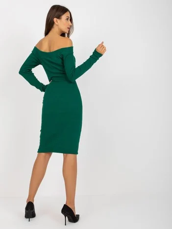 Rochie Dama Maxi, Dungi, City Donna, Verde Eleganta