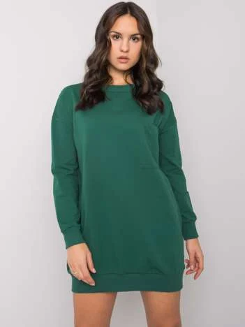 Rochie Dama Maxi, Rochie dreapta, RUE PARIS, Verde Eleganta Office